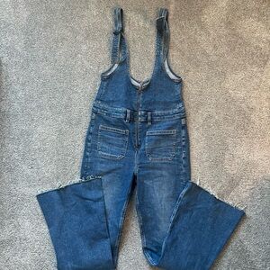 American eagle flare overalls